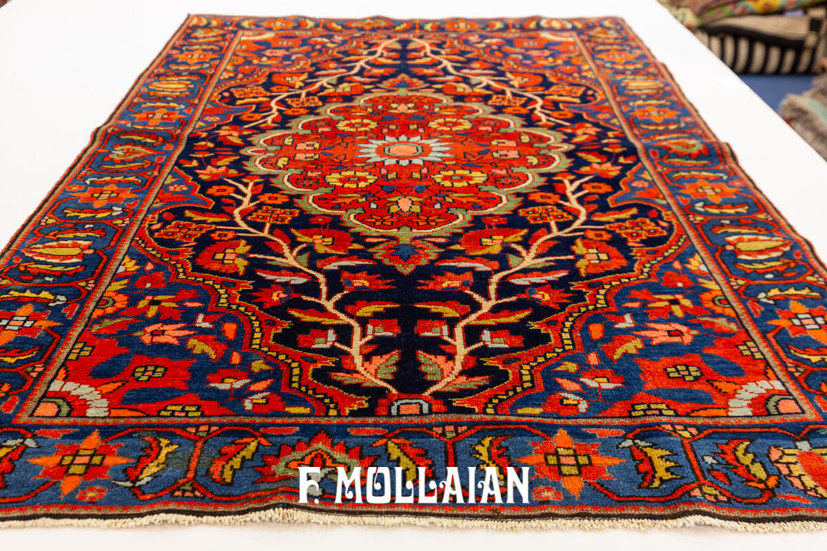 Antique Rug Mishan Dark Field n°:320165